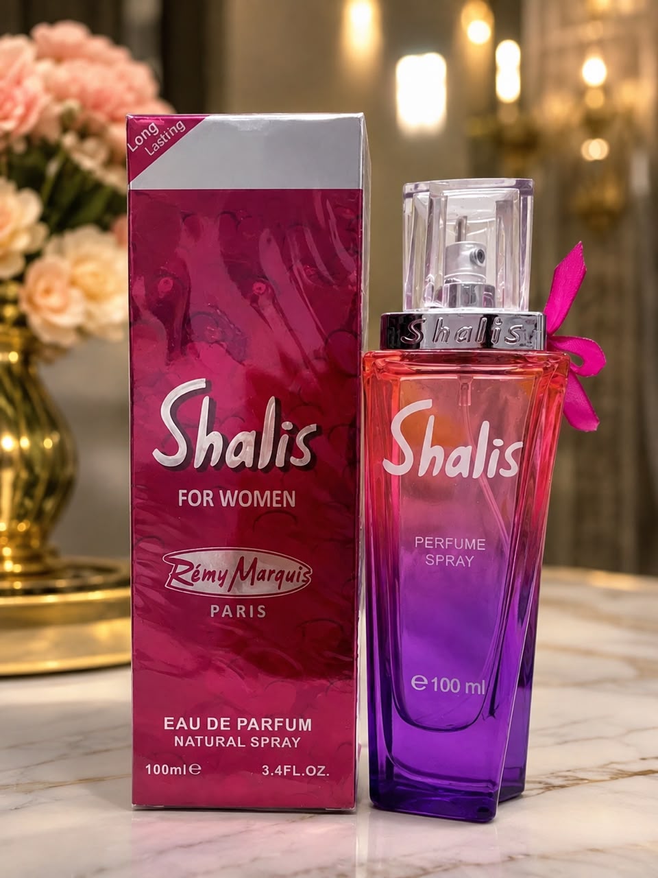Shalis For Women Eau de Parfum – Long Lasting Perfume Spray by Remy Marquis Paris - 100ml