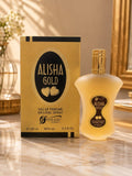 Hunaidi Perfumes Alisha Gold Eau De Perfume Natural Spray (100ml) | Unisex Fragrance, Gift for Men & Women