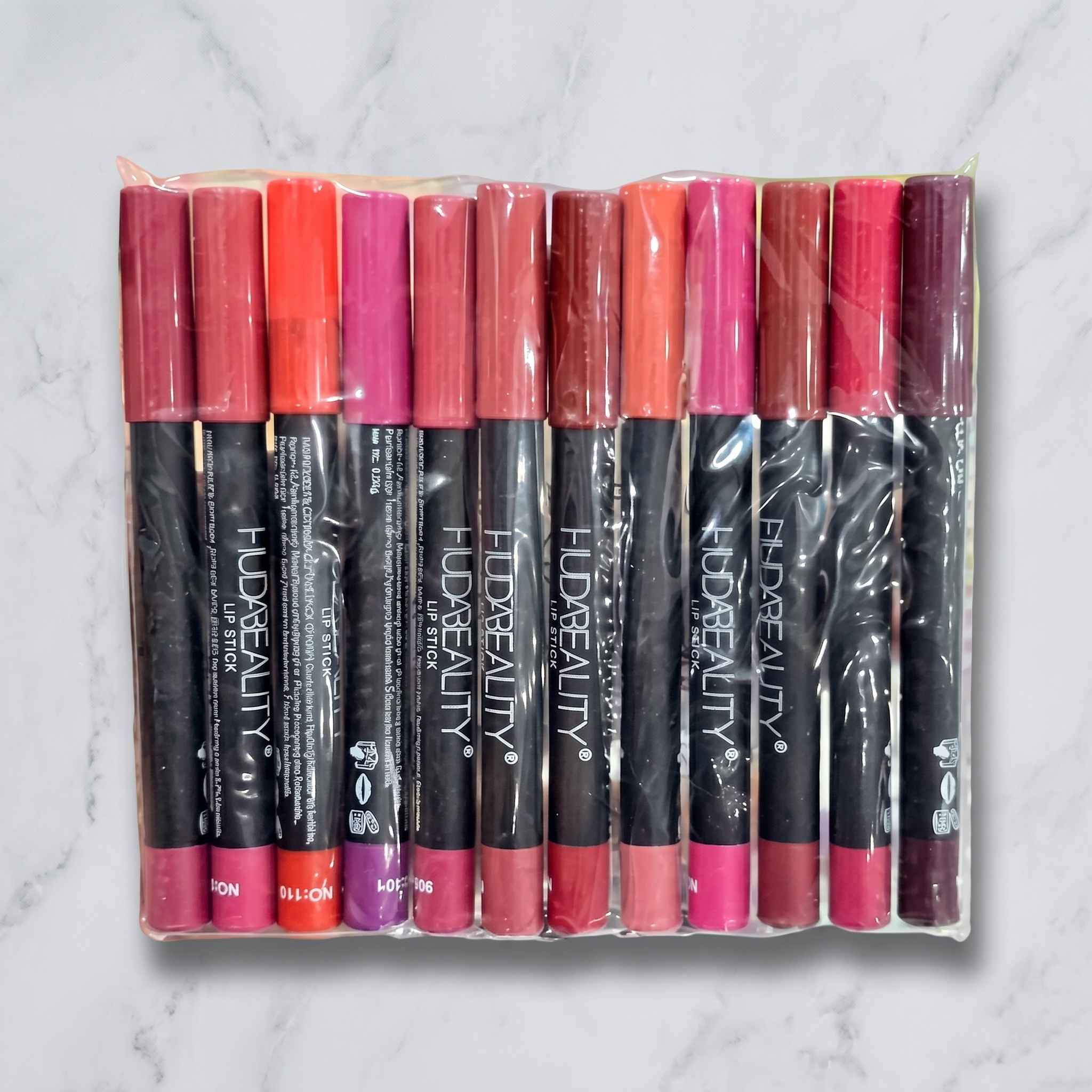 Huda Beauty Lip Pencil Set - 12 Shades