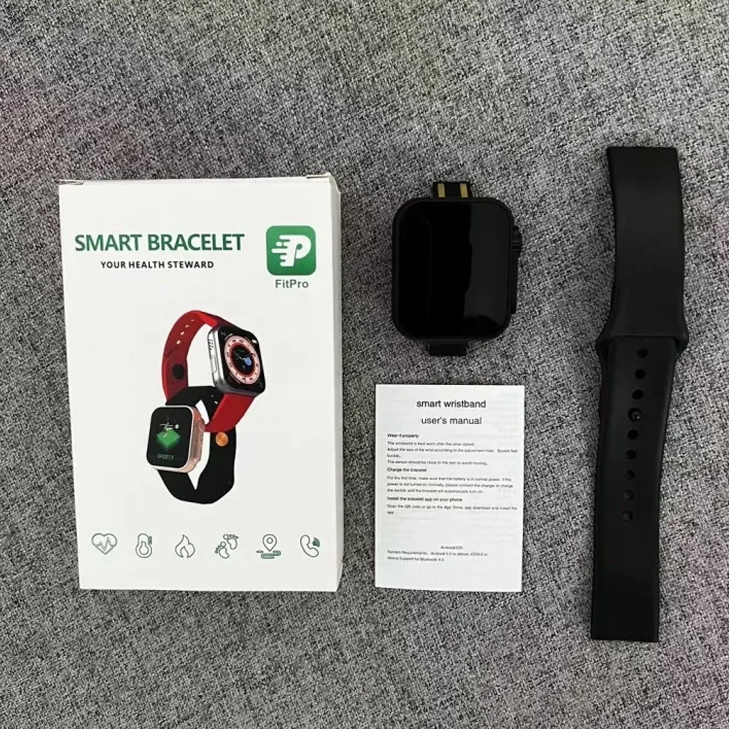 D20 Ultra Smart Watch – Heart Rate, Blood Pressure Monitor & Fitness Tracker