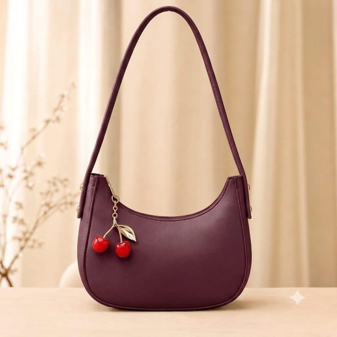 Cherry Charm Shoulder Purse