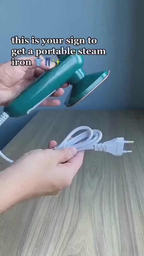 Portable Mini Steam Iron - Wet & Dry Ironing
